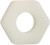 Белое люминесцентное эрекционное кольцо Glow-In-The-Dark Liquid Silicone Prolong Sexagon Ring