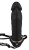 Полый страпон с эффектом увеличения Inflatable Strap-On - 18,5 см.