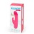 Розовый вибратор-кролик Rechargeable Mini Rabbit Vibrator - 15,2 см.