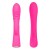 Ярко-розовый вибромассажер-кролик 5  Silicone Ripple Passion - 19,1 см.