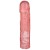 Розовая фаллическая насадка Vac-U-Lock 8  Crystal Jellies Dong - 20,3 см.