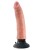 Вибромассажер телесного цвета 7  Vibrating Cock - 20 см.