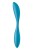 Синий гибкий вибратор Satisfyer G-Spot Flex 1 - 19,5 см.