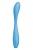Голубой гибкий вибромассажер Satisfyer G-Spot Flex 4+ - 19 см.