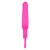 Розовая силиконовая пробка с прорезью Silicone Groove Probe - 10,25 см.