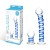 Набор из 2 стеклянных игрушек с синей спиралью Swirly Dildo   Buttplug Set