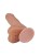 Телесный фаллоимитатор на присоске F F BEST COCK 7 - 20 см.