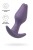 Фиоелетовый анальный стимулятор Bootie Fem - 8,5 см.