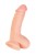 Телесный реалистичный вибратор Elite Vibro - 18,5 см.