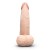 Телесный анальный фаллоимитатор Slipskin 6.5’’ Curved - 16,7 см.