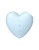 Голубой вибромассажер Cutie Heart с вакуум-волновой стимуляцией
