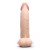 Телесный анальный фаллоимитатор Slipskin 9’’ Curved - 22 см.
