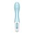 Голубой вибромассажер Air Pump Vibrator 5+ - 21 см.