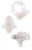 Набор из 3 прозрачных эрекционных колец с вибрацией Teasers Ring Kit
