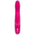 Розовый перезаряжаемый вибратор Rabbit Slimline Curve Rechargeable - 24 см.