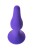 Фиолетовая анальная втулка Toyfa A-toys - 11,3 см.