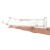 Большой стеклянный стимулятор 12’’ Glass Dildo With Veins   Flat Base - 28 см.