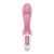 Розовый вибратор-кролик с расширением Air Pump Bunny 2 - 20,4 см.