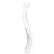 Стеклянный фаллоимитатор 11’’ Glass Pelvic Wand Double Ended - 28 см.