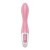 Розовый вибромассажер с функцией расширения Air Pump Vibrator 2 - 20,9 см.