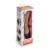 Кофейный анальный вибратор 7  Slim Anal Realistic Vibrator - 20 см.