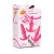 Набор из 3 розовых анальных пробок с вибропулей Thrill Trio Anal Plug Set