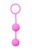 Розовые вагинальные шарики с ребрышками Roze Love Balls
