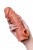 Насадка на фаллос с отверстием для мошонки Cock Sleeve 002 Size L - 17,6 см.