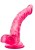 Розовый фаллоимитатор Sweet n Hard 7- 21,59 см.