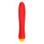 Красный изогнутый вибромассажер Romp Hype G-Spot - 21 см.