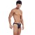 Черные мужские трусы-брифы с декоративным пояском Misty Brief