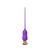 Фиолетовый тонкий стимулятор Nipple Vibrator - 23 см.