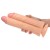 Телесный сдвоенный фаллоимитатор Double Stuffer 10  Double Pecker Dildo - 27 см.