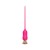 Розовый тонкий стимулятор Nipple Vibrator - 23 см.