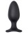 Черная анальная вибропробка HUSH 2 Size L - 12,1 см.