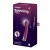 Сливовый вибратор для G-точки Spinning G-Spot 1 - 17 см.