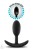 Черный анальный стимулятор Vibra Slim Plug Small - 8,8 см.