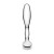 Стальной стимулятор простаты Stainless Steel Prostate Plug - 11,5 см.