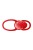 Красная насадка на пенис для двойного проникновения Black Red - 16,5 см.
