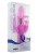 Розовый вибратор RABBIT DUAL PLEASURE с клиторальным и анальным стимуляторами - 22 см.