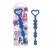 Синие анальные бусы Lia Love Beads - 17,8 см.
