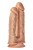 Телесный анально-вагинальный фаллоимитатор Double Penetrator - 19,5 см.