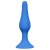 Синяя анальная пробка Slim Anal Plug XL - 15,5 см.