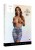 Юбка в сеточку с завышенной талией и украшение на грудь High-waist Fishnet Skirt   Dazzling Sticker