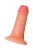 Телесный фаллоимитатор с присоской RealStick CALIBER - 16 см.