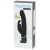 Черный вибратор-кролик Happy Rabbit Realistic Rechargeable Rabbit Vibrator - 25,4 см.