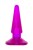 Фиолетовая анальная пробка BUTT PLUG - 9,5 см.
