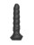 Черный перезаряжаемый мультискоростной вибратор №02 Undulating vibrator - 19 см.