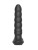 Черный перезаряжаемый мультискоростной вибратор №02 Undulating vibrator - 19 см.