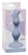 Голубая анальная пробка Curved Anal Plug Blue - 12,5 см.